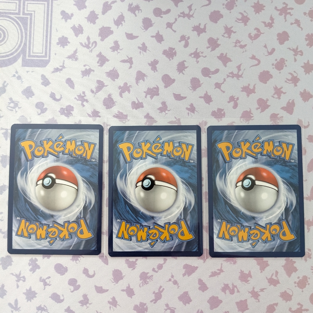 ✨ Paldean Fates Wugtrio Palafin Pawmi Shiny Illustration Rare Pokemon Cards ✨ - Picture 3 of 3